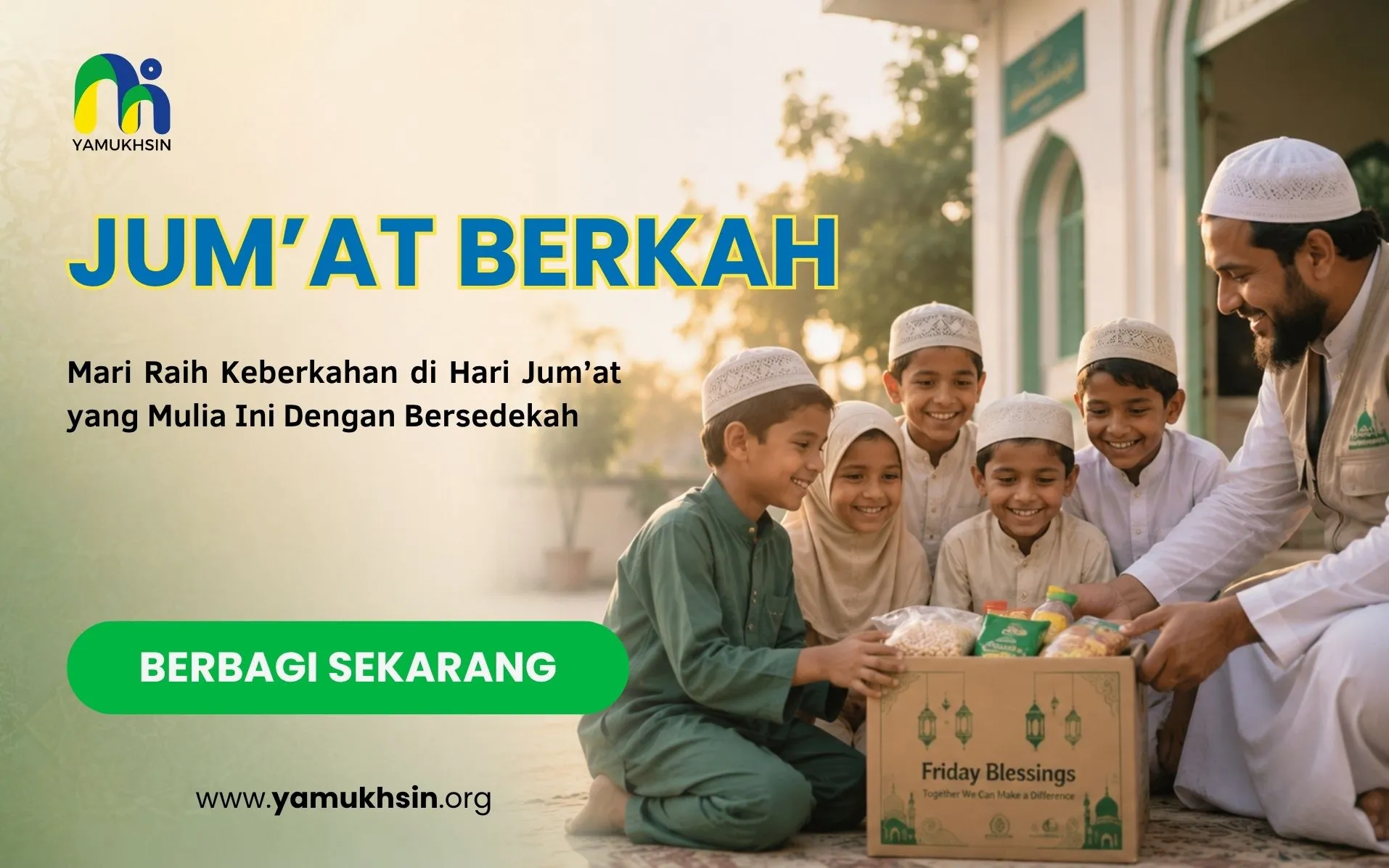 Raih keberkahan Jum'at Dengan Bersedekah
