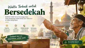 waktu terbaik untuk bersedekah